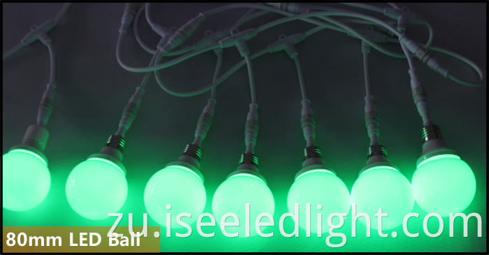 DMX512 RGB LED Bulb Light